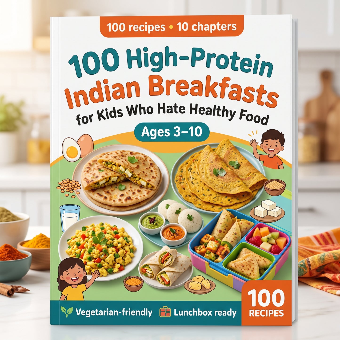 100 High-Protein Indian Breakfasts for Kids Who Hate Healthy Food