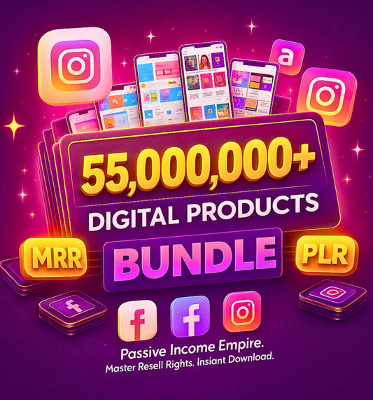 Resell Rights Bundle | 50 Million+ PLR MRR Digital Products