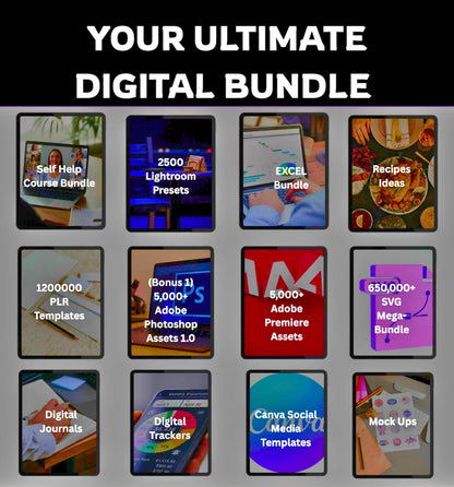 Resell Rights Bundle | 50 Million+ PLR MRR Digital Products